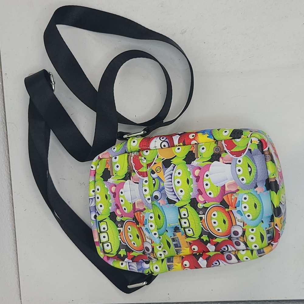 NWOT Disney Buckle Down toy story aliens mini crossbody bag